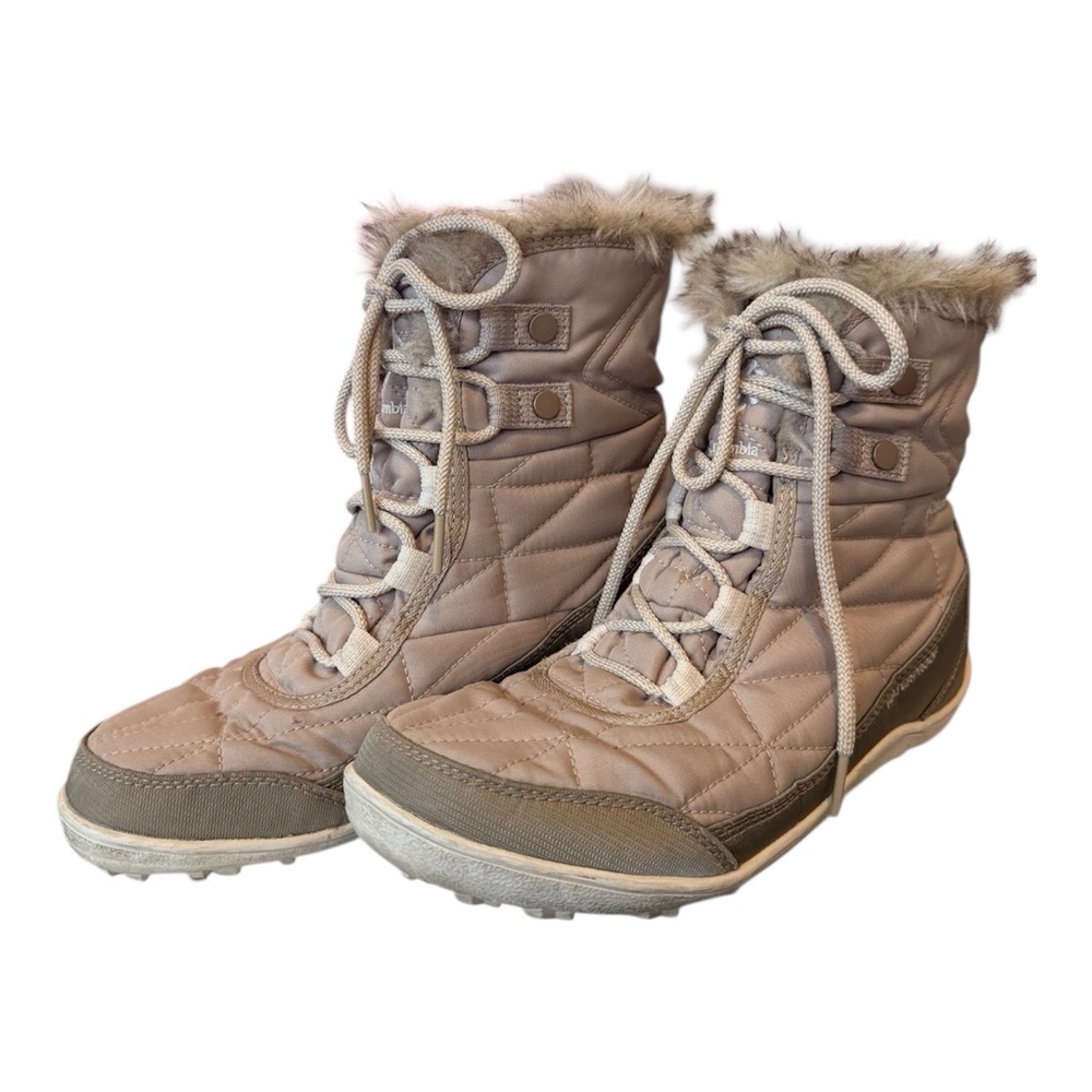 Columbia Women's Waterproof Taupe Winter Boot size 9.5 - Picture 2 of 5